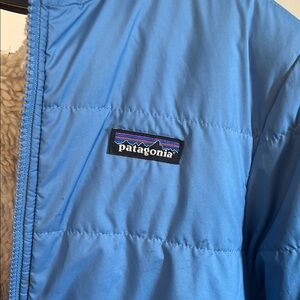 Patagonia Blue Puffer Jacket